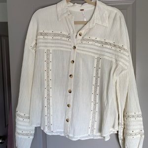 free people button up